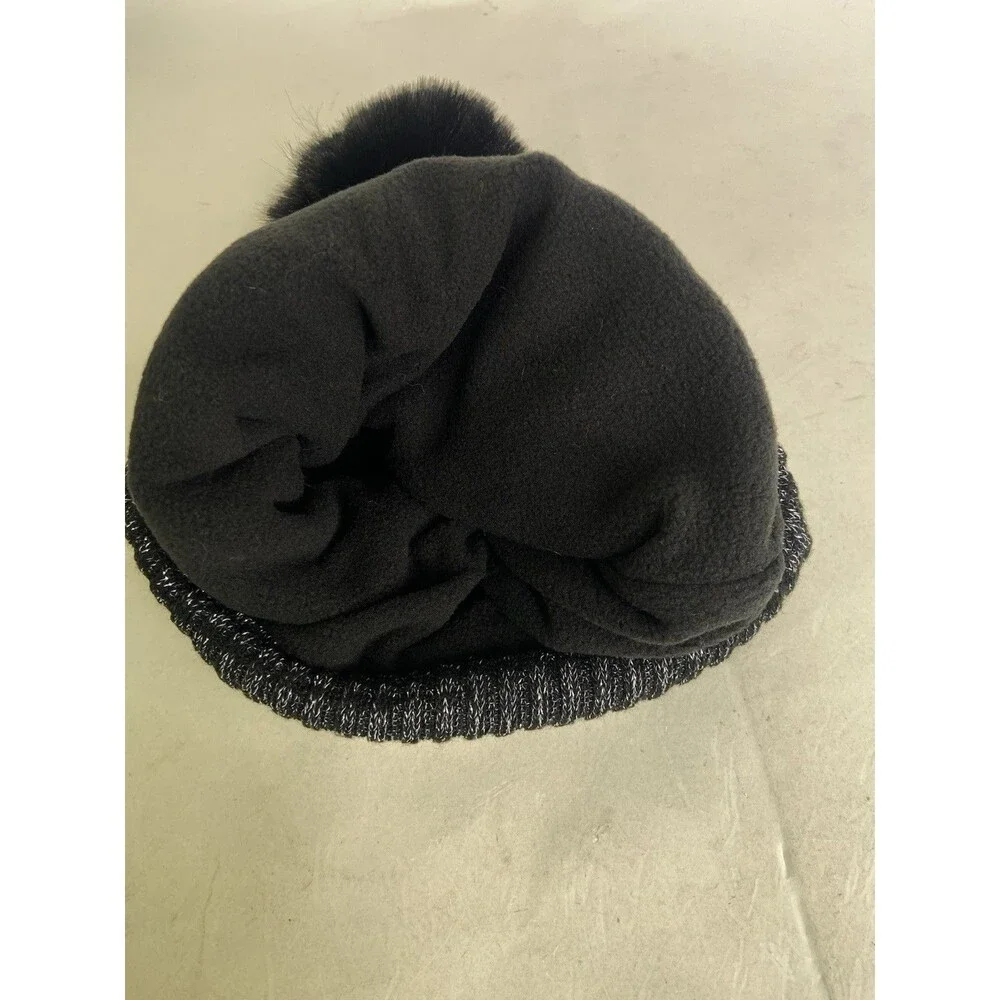 Sanrio Chococat Fleece Lined Knit Pom Cuffed Beanie Hat Cap Girls OSFM